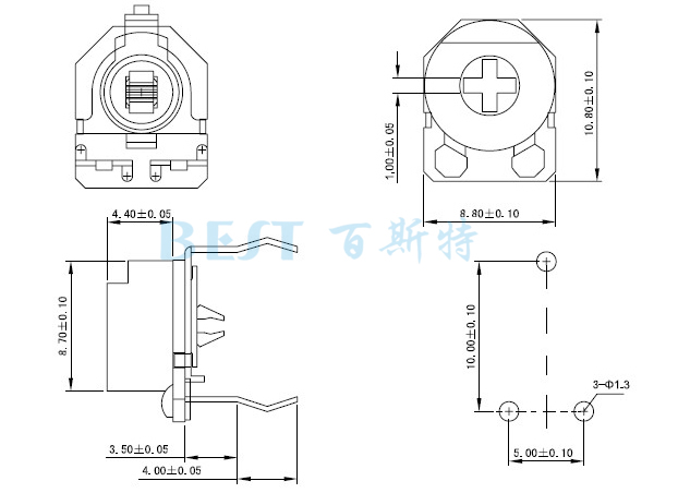 陶瓷可調(diào)電阻RM085G-V3